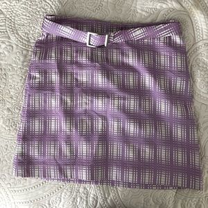 Elie tahari skirt lavender purple white size 4